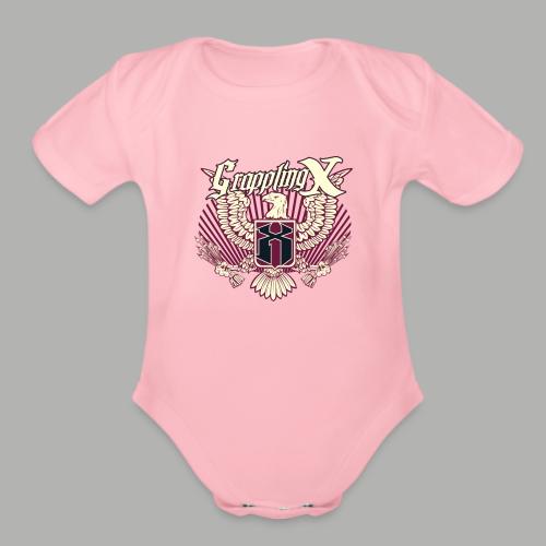 Grappling X Eagle - Organic Short Sleeve Baby Bodysuit