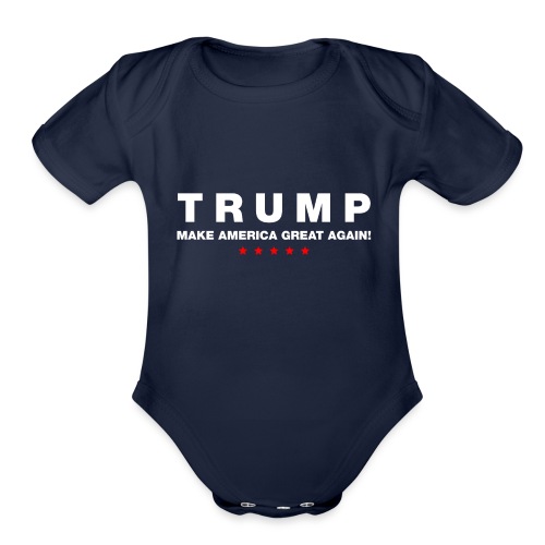 Official Trump 2016 - Organic Short Sleeve Baby Bodysuit