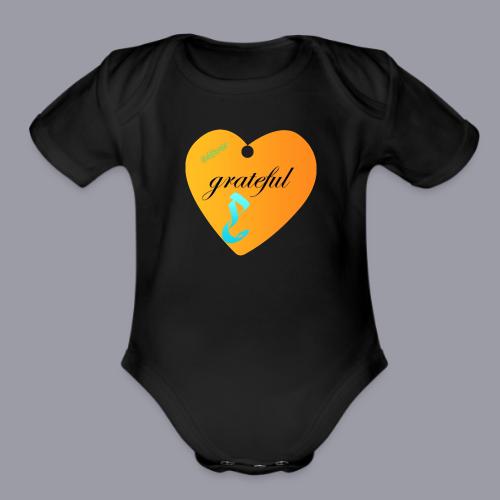 GRATEFUL - Organic Short Sleeve Baby Bodysuit