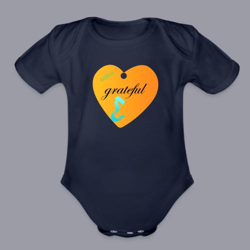 GRATEFUL - Organic Short Sleeve Baby Bodysuit