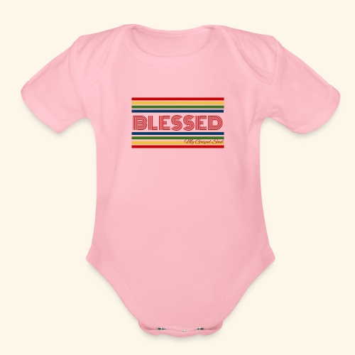 Blessed mgs - Organic Short Sleeve Baby Bodysuit