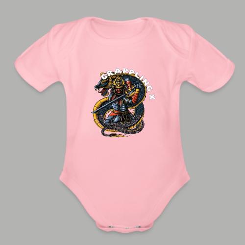 Dragon - Organic Short Sleeve Baby Bodysuit