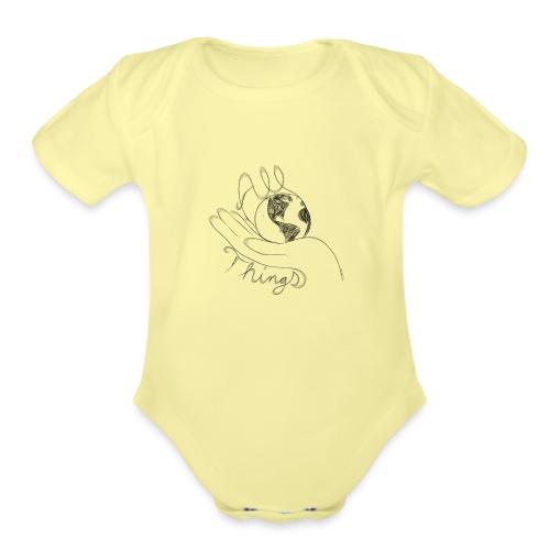 In His Hands - Organic Short Sleeve Baby Bodysuit