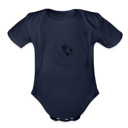 In His Hands - Organic Short Sleeve Baby Bodysuit