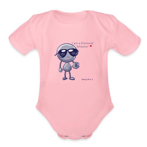 Smoon City 18 I am a Diamond Smooner - Organic Short Sleeve Baby Bodysuit