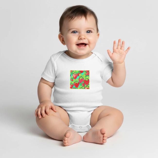 Strawberry Pop Art Pattern