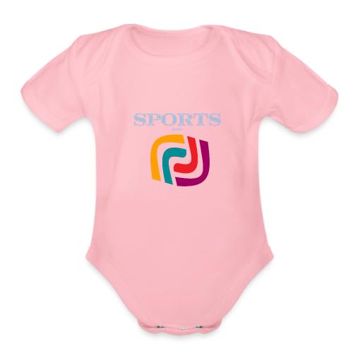 Sports - Organic Short Sleeve Baby Bodysuit