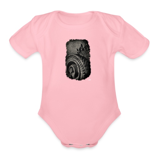 AcidMeka v17 Fibonacci - Organic Short Sleeve Baby Bodysuit