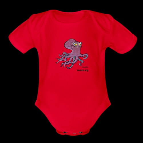 Doc Kraken - Organic Short Sleeve Baby Bodysuit
