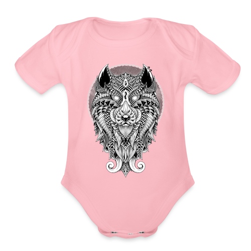 She Wolf - Organic Short Sleeve Baby Bodysuit