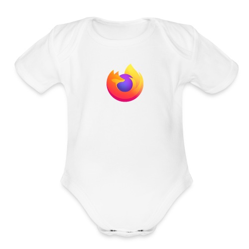 Firefox Browser - Organic Short Sleeve Baby Bodysuit