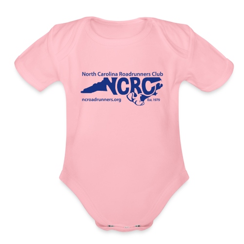 NCRC Blue Logo3 - Organic Short Sleeve Baby Bodysuit