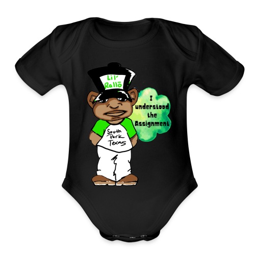 rallo Green - Organic Short Sleeve Baby Bodysuit