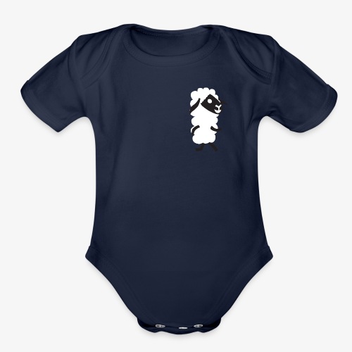 Sheep - Organic Short Sleeve Baby Bodysuit