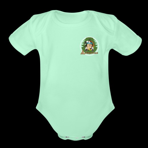 Archigantegou Logo Color - Organic Short Sleeve Baby Bodysuit