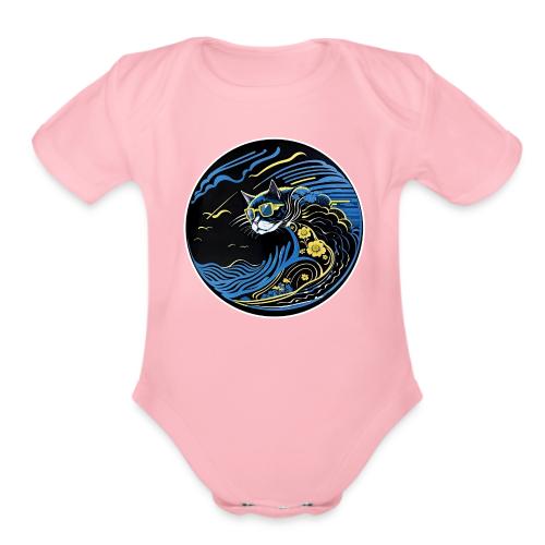 Wavecat Wave - Organic Short Sleeve Baby Bodysuit