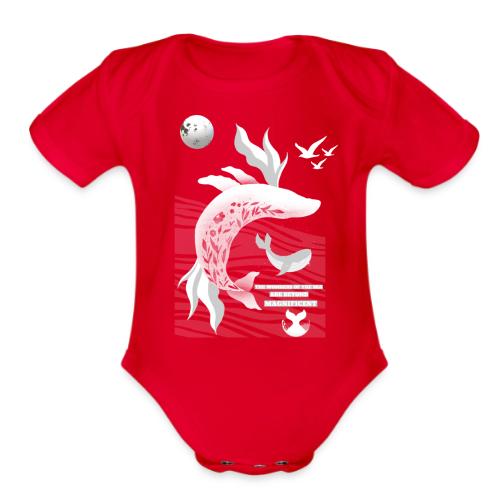 The Wonders Of The Sea - Organic Short Sleeve Baby Bodysuit