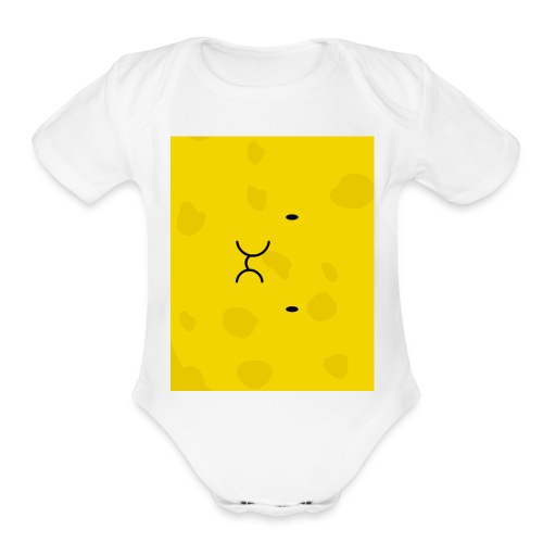 Spongy Case 5x4 - Organic Short Sleeve Baby Bodysuit