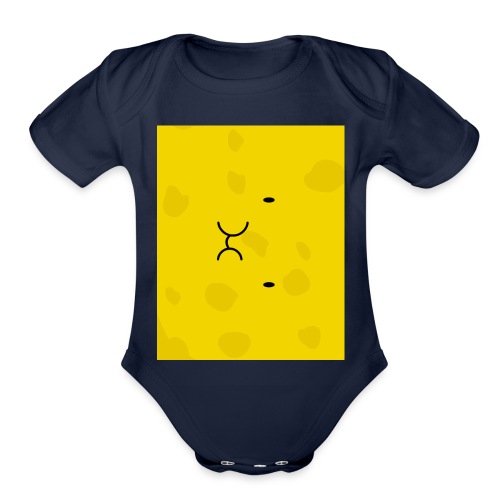 Spongy Case 5x4 - Organic Short Sleeve Baby Bodysuit
