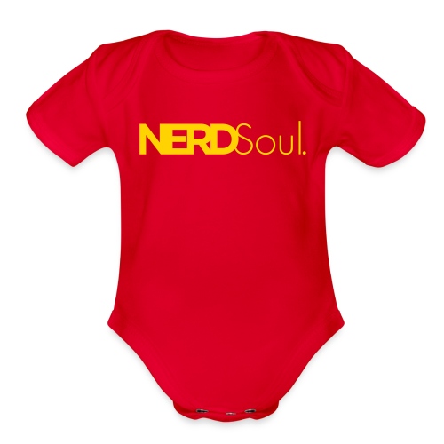 NERDSoul Slim - Organic Short Sleeve Baby Bodysuit