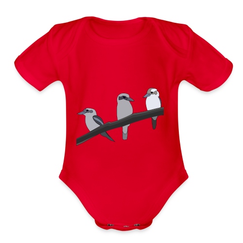 Kookaburra - Organic Short Sleeve Baby Bodysuit