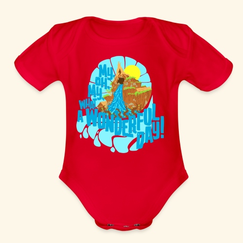 splashMT2 - Organic Short Sleeve Baby Bodysuit