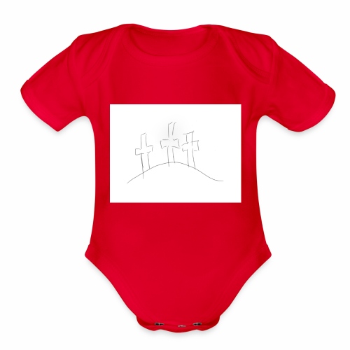 CALVARY - Organic Short Sleeve Baby Bodysuit
