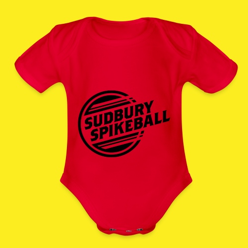 Sudbury Spikeball - Organic Short Sleeve Baby Bodysuit