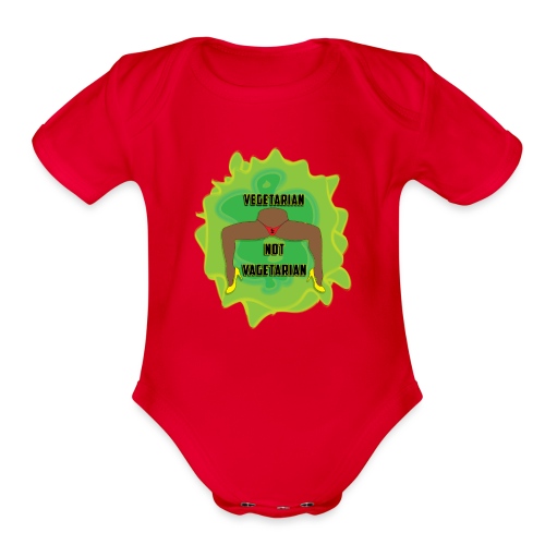 vegetarian T's - Organic Short Sleeve Baby Bodysuit