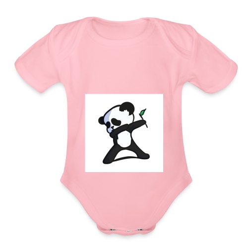 Panda DaB - Organic Short Sleeve Baby Bodysuit