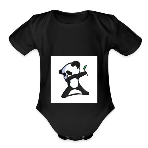 Panda DaB - Organic Short Sleeve Baby Bodysuit