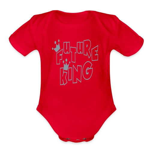 Future King - Organic Short Sleeve Baby Bodysuit