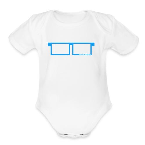 iamGEEK LOGO - Organic Short Sleeve Baby Bodysuit