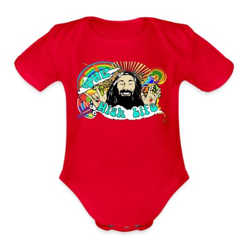 The High Life - Organic Short Sleeve Baby Bodysuit