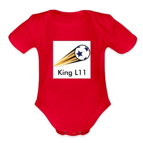 King L11 - Organic Short Sleeve Baby Bodysuit