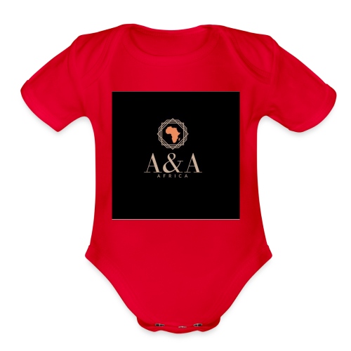 A&A AFRICA - Organic Short Sleeve Baby Bodysuit