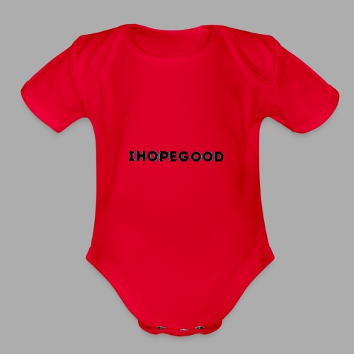 IHopegood Glitch - Organic Short Sleeve Baby Bodysuit