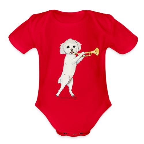 Benji+Trumpet - Organic Short Sleeve Baby Bodysuit