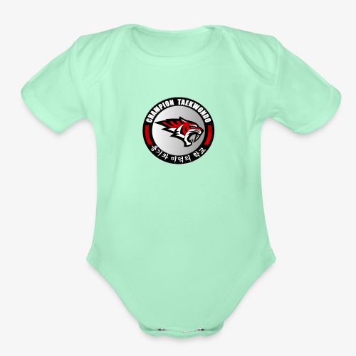 champion Taekwondo t 2018 - Organic Short Sleeve Baby Bodysuit