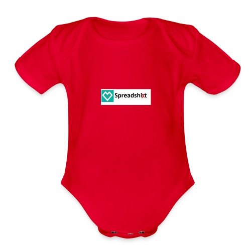 spreadshit - Organic Short Sleeve Baby Bodysuit