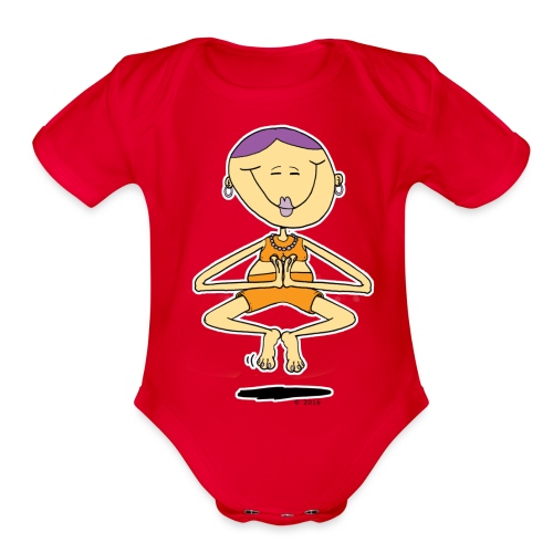 Guru Mum - Organic Short Sleeve Baby Bodysuit