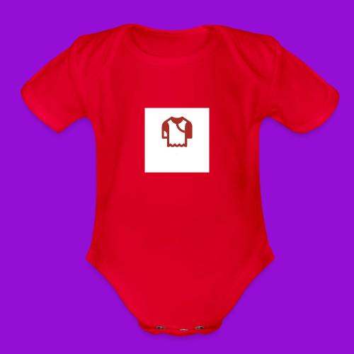 Logo - Organic Short Sleeve Baby Bodysuit