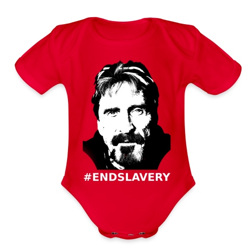 End Slavery - Organic Short Sleeve Baby Bodysuit