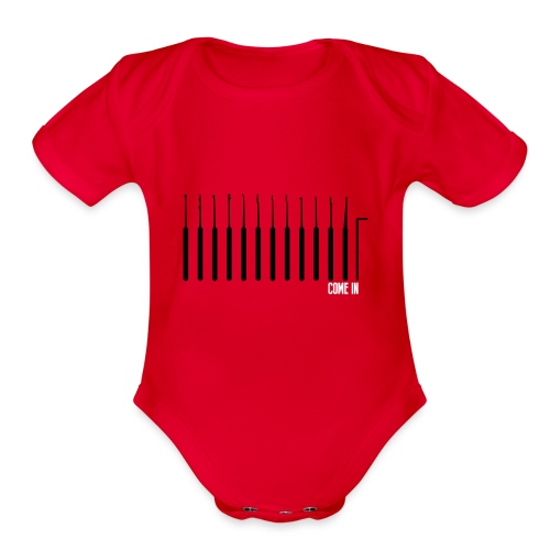Lockpicking - Organic Short Sleeve Baby Bodysuit
