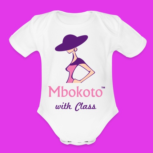 Mbokoto With Class - Organic Short Sleeve Baby Bodysuit