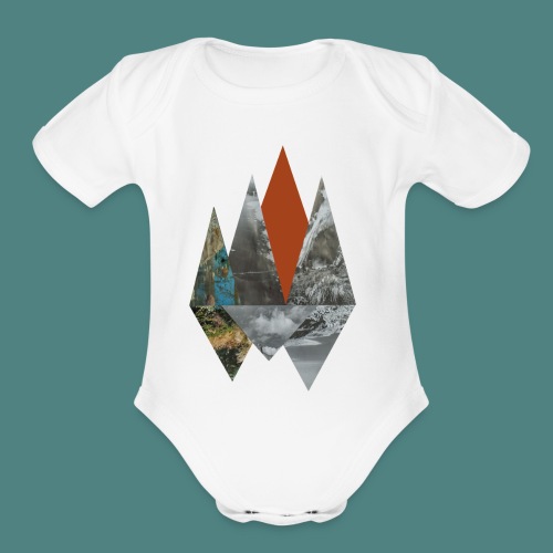 Peaks - Organic Short Sleeve Baby Bodysuit