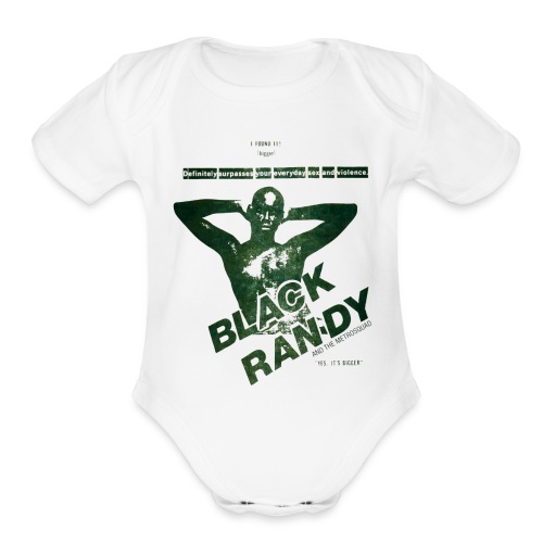Black Randy And The - Organic Short Sleeve Baby Bodysuit