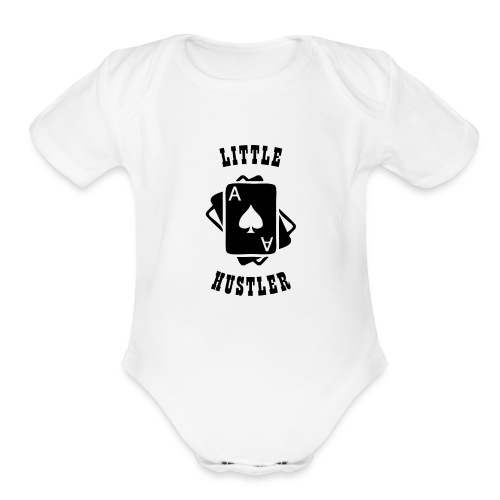 Little Hustler - Organic Short Sleeve Baby Bodysuit