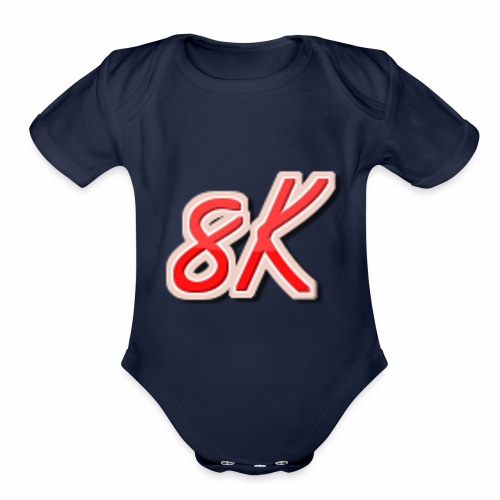8K - Organic Short Sleeve Baby Bodysuit