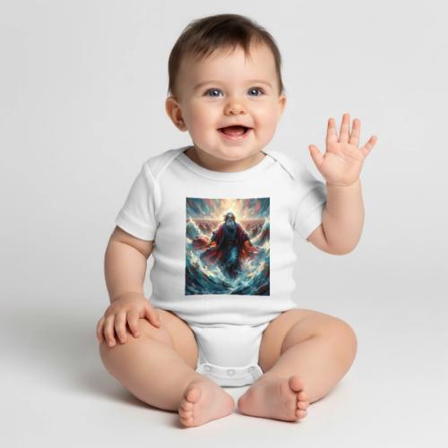 Moses and the great Exodus - Organic Short Sleeve Baby Bodysuit